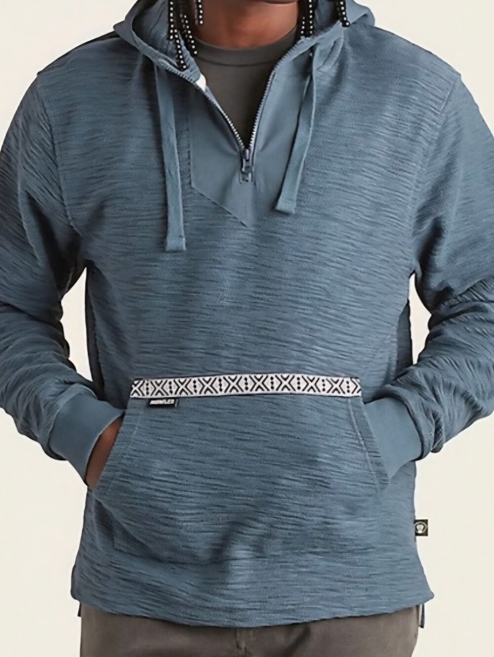 Howler Bros Honzer Hoodie Quarter-Zip Hooded Pullover Mens L